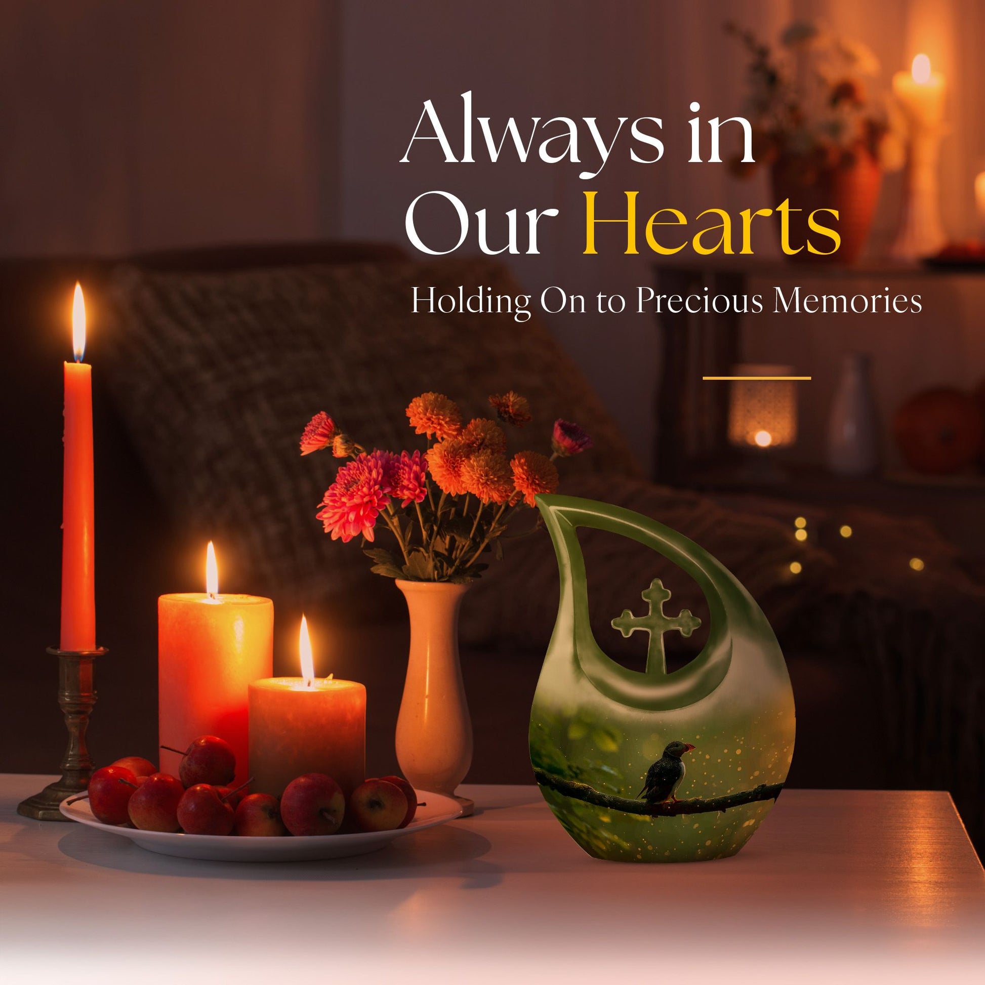 Puffin Bird Urns For Ashes - Small Urns For Human Ashes Keepsake