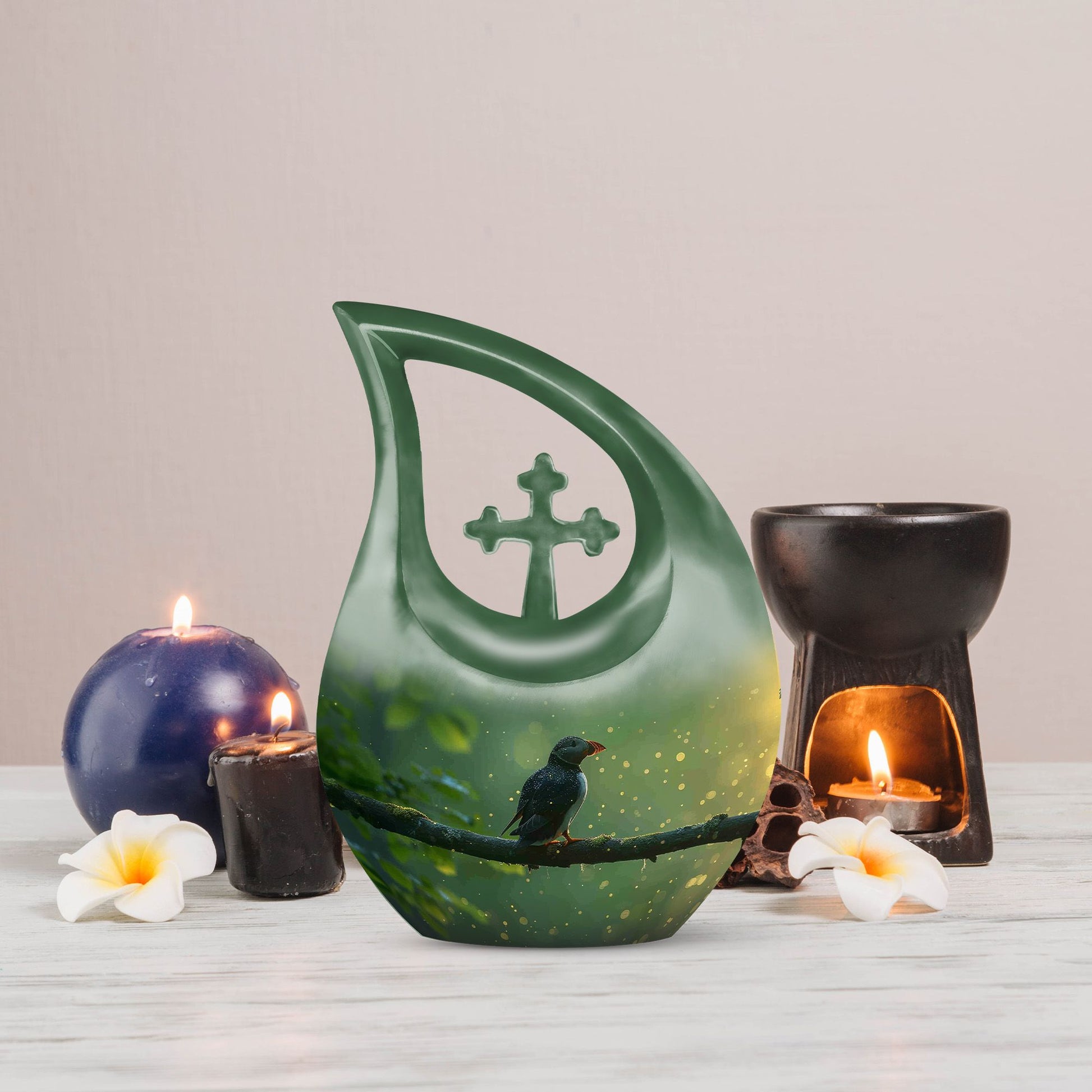 Puffin Bird Urns For Ashes - Small Urns For Human Ashes Keepsake