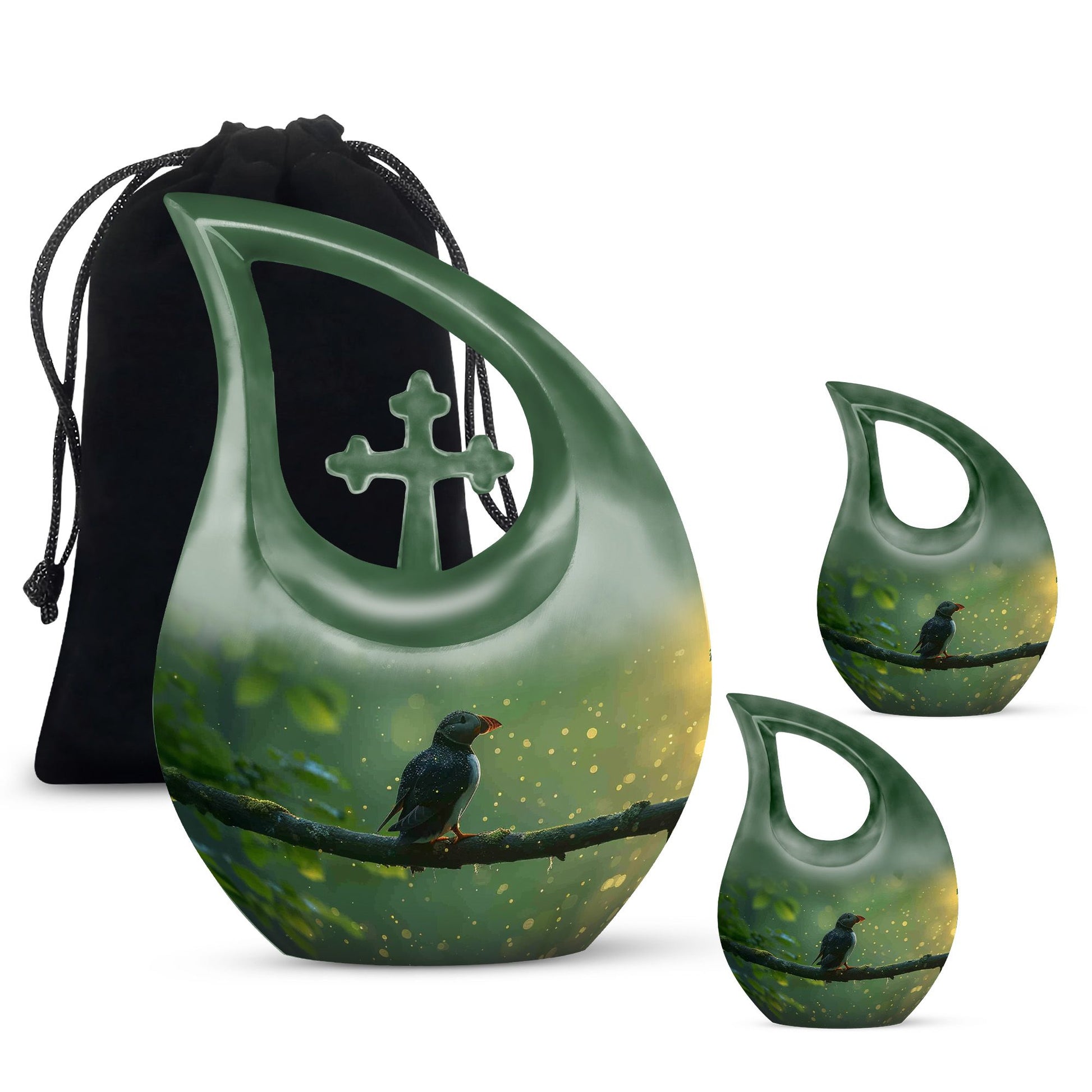Puffin Bird Urns For Ashes - Small Urns For Human Ashes Keepsake