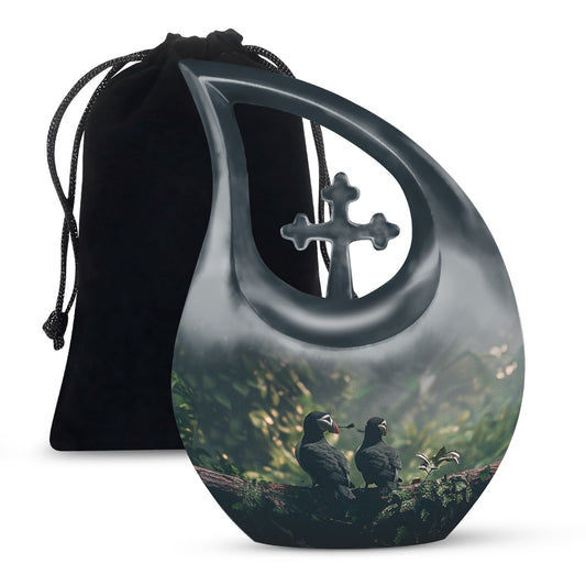 Puffin Bird Urns For Ashes - Small Keepsake Urns For Human Ashes
