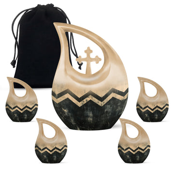 Large Urn With 4 Keepsake