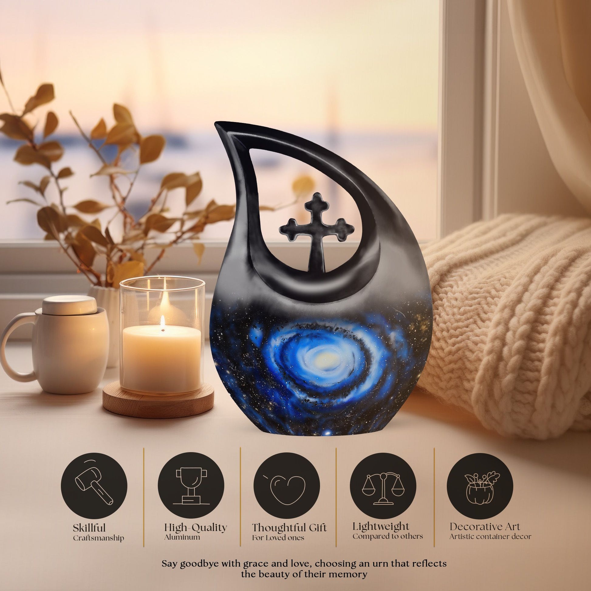 Galaxy Urns For Ashes - Keepsake Urns For Human Ashes