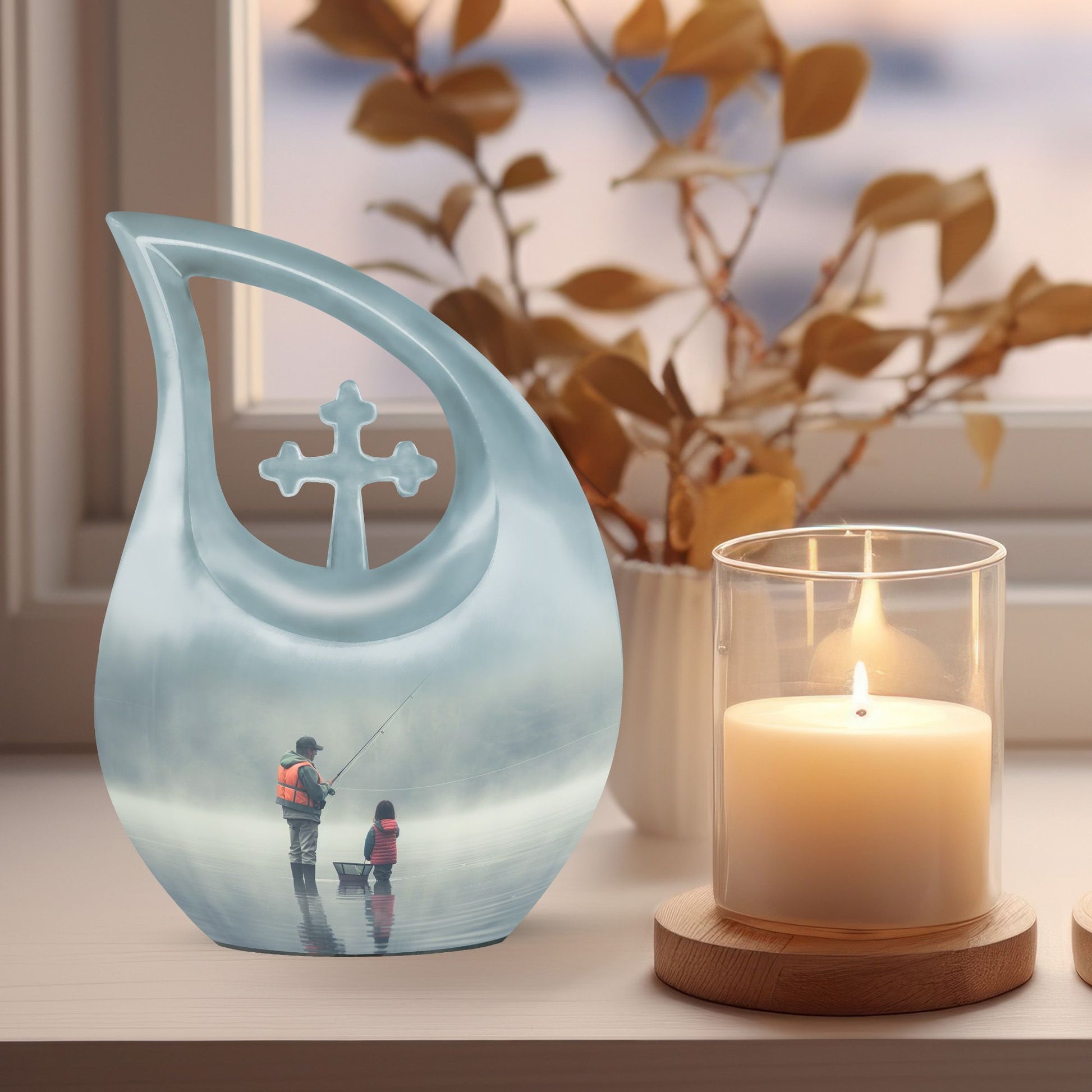 Fishing Urns For Ashes - Mini Keepsake Urns