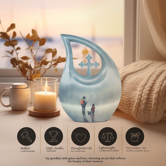 Fishing Urns For Ashes - Mini Keepsake Urns