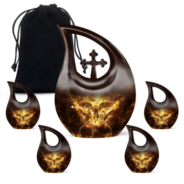 Large Urn With 4 Keepsake