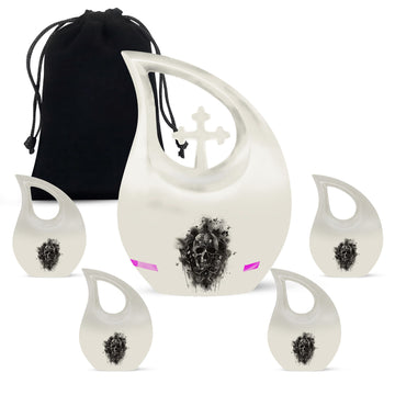 Large Urn With 4 Keepsake