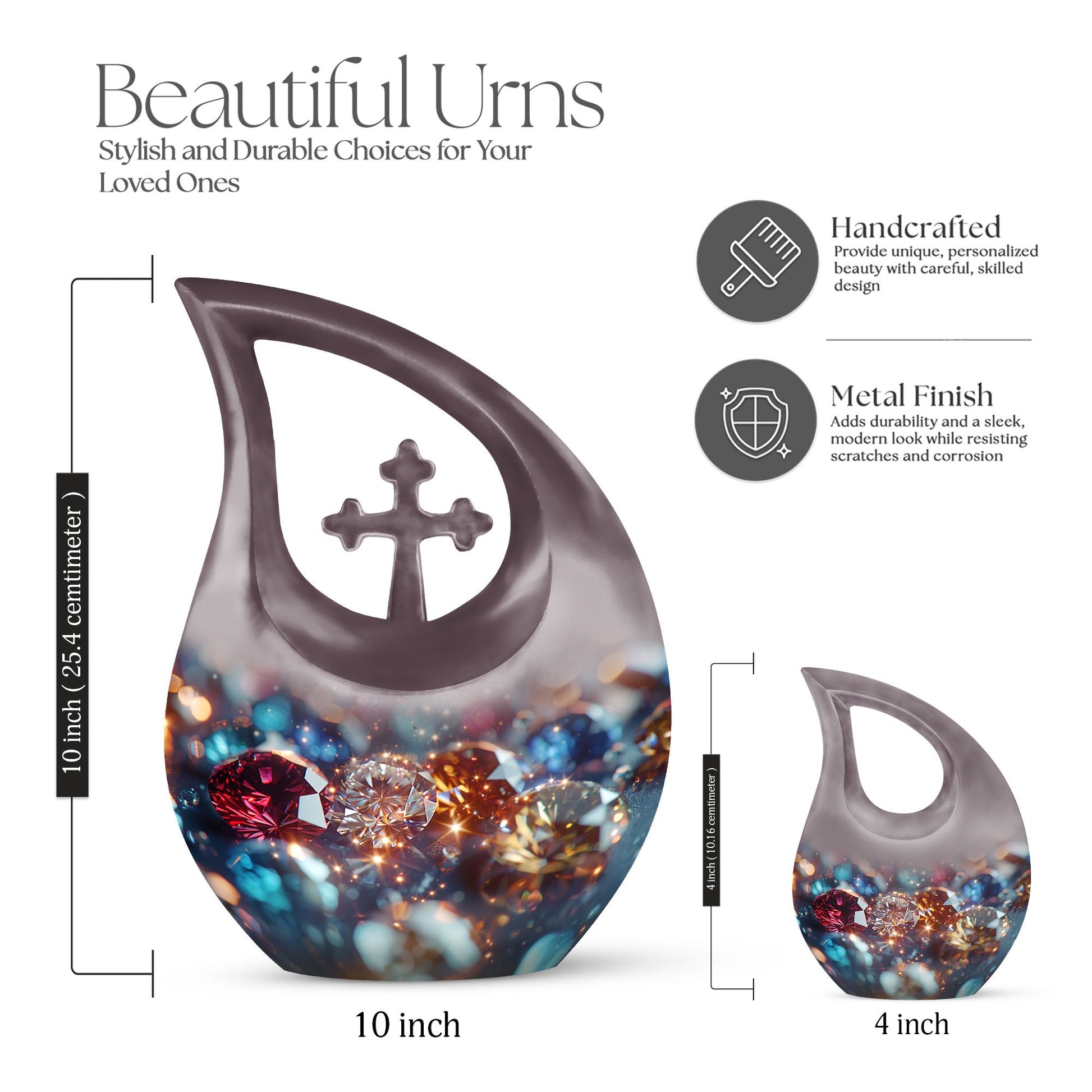 Diamond Urns For Ashes - Ashes Memorial Keepsake