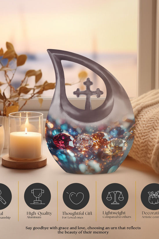 Diamond Urns For Ashes - Ashes Memorial Keepsake