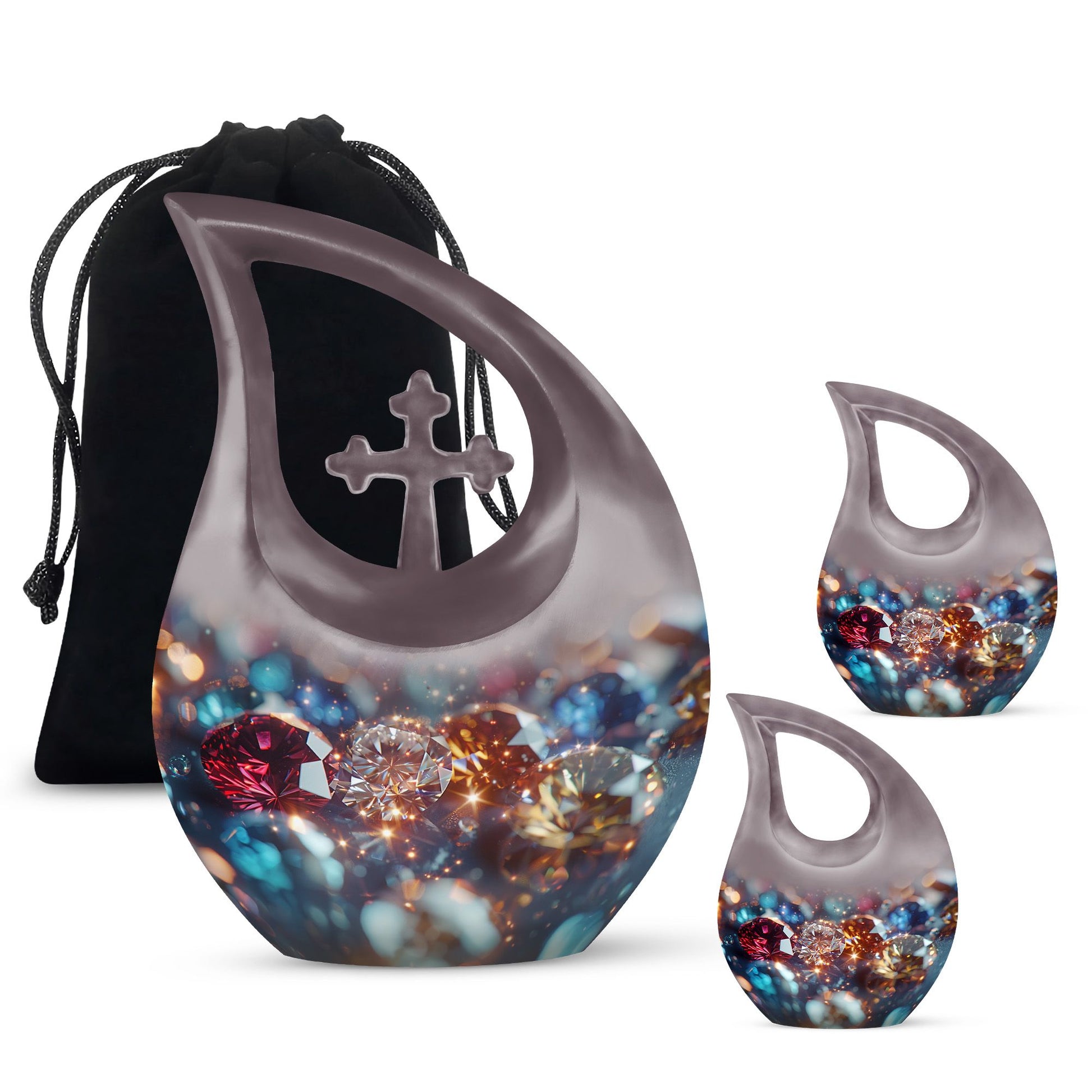 Diamond Urns For Ashes - Ashes Memorial Keepsake