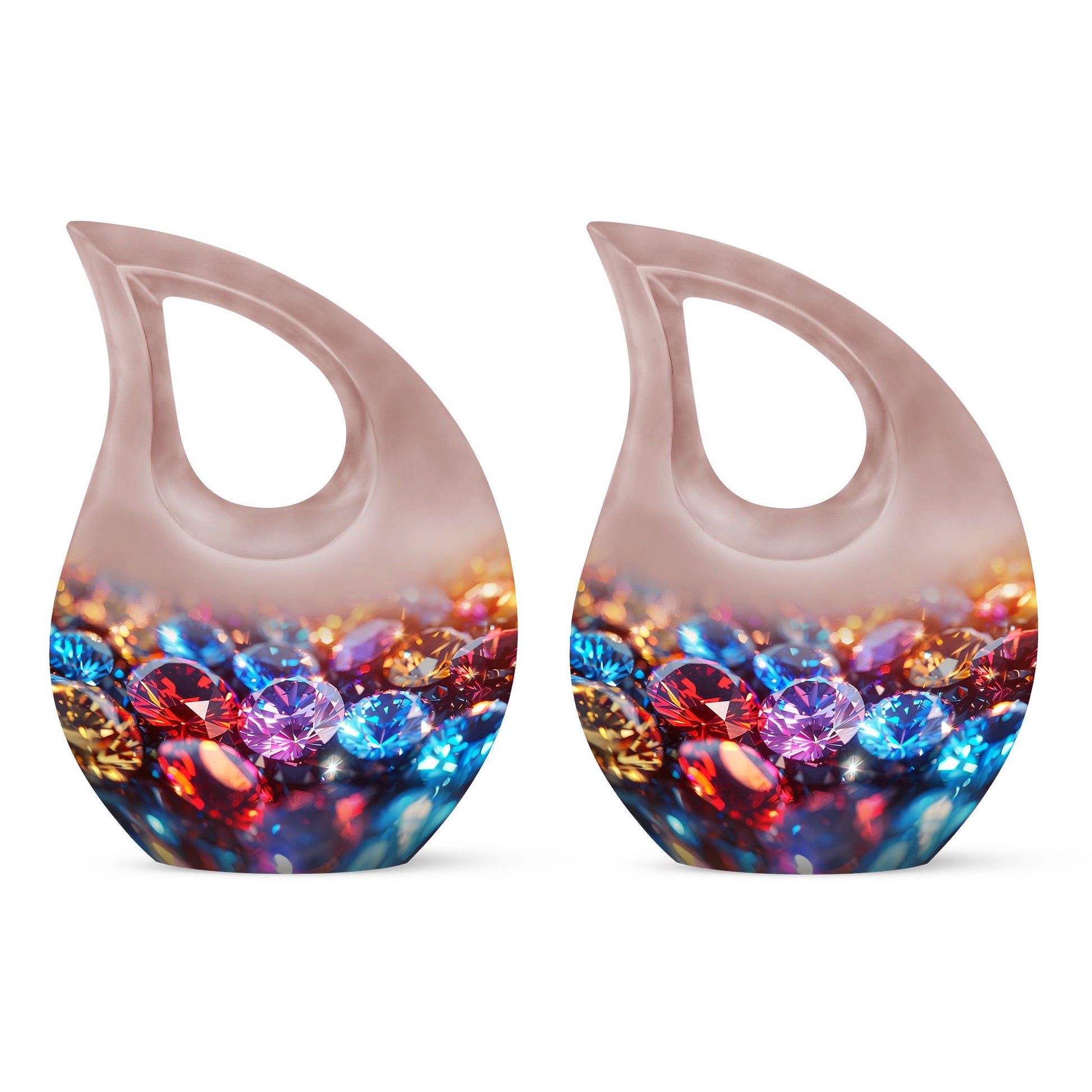 Diamond Urns For Ashes - Urn Keepsake Combo Set