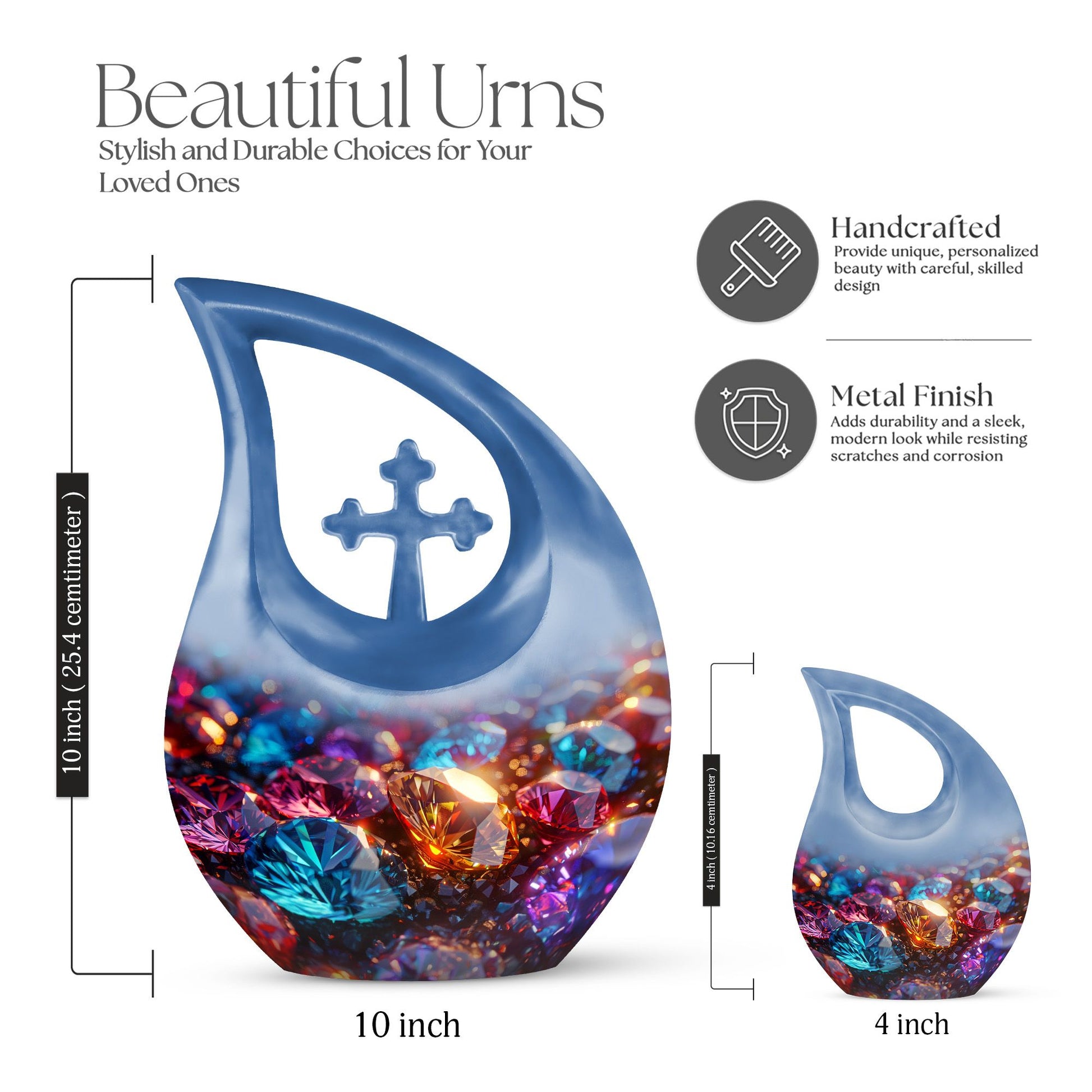 Diamond Urns For Ashes - Keepsake Urns For Human Ashes Adult