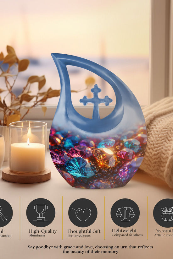 Diamond Urns For Ashes - Keepsake Urns For Human Ashes Adult