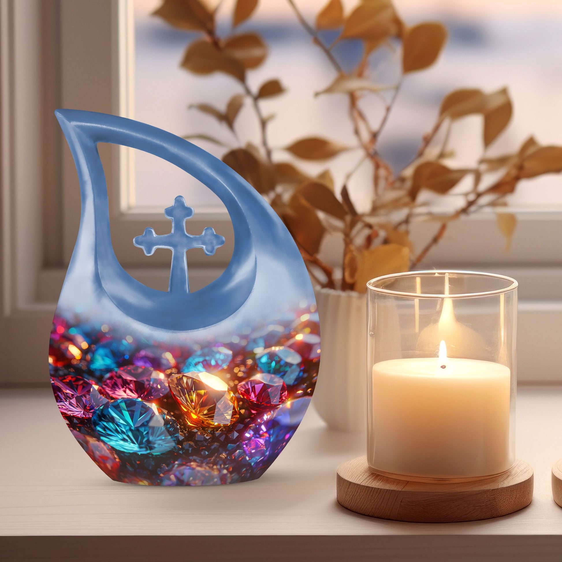 Diamond Urns For Ashes - Keepsake Urns For Human Ashes Adult