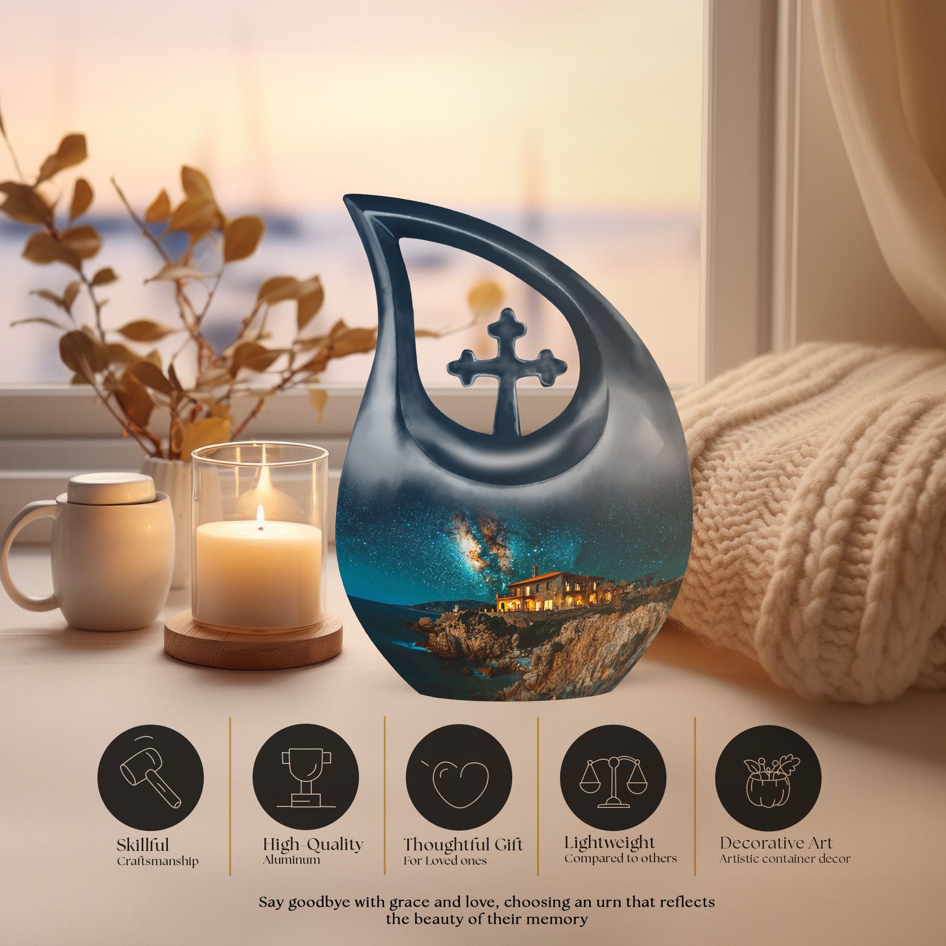 Galaxy Urns For Ashes - Keepsake Urns Human Ashes