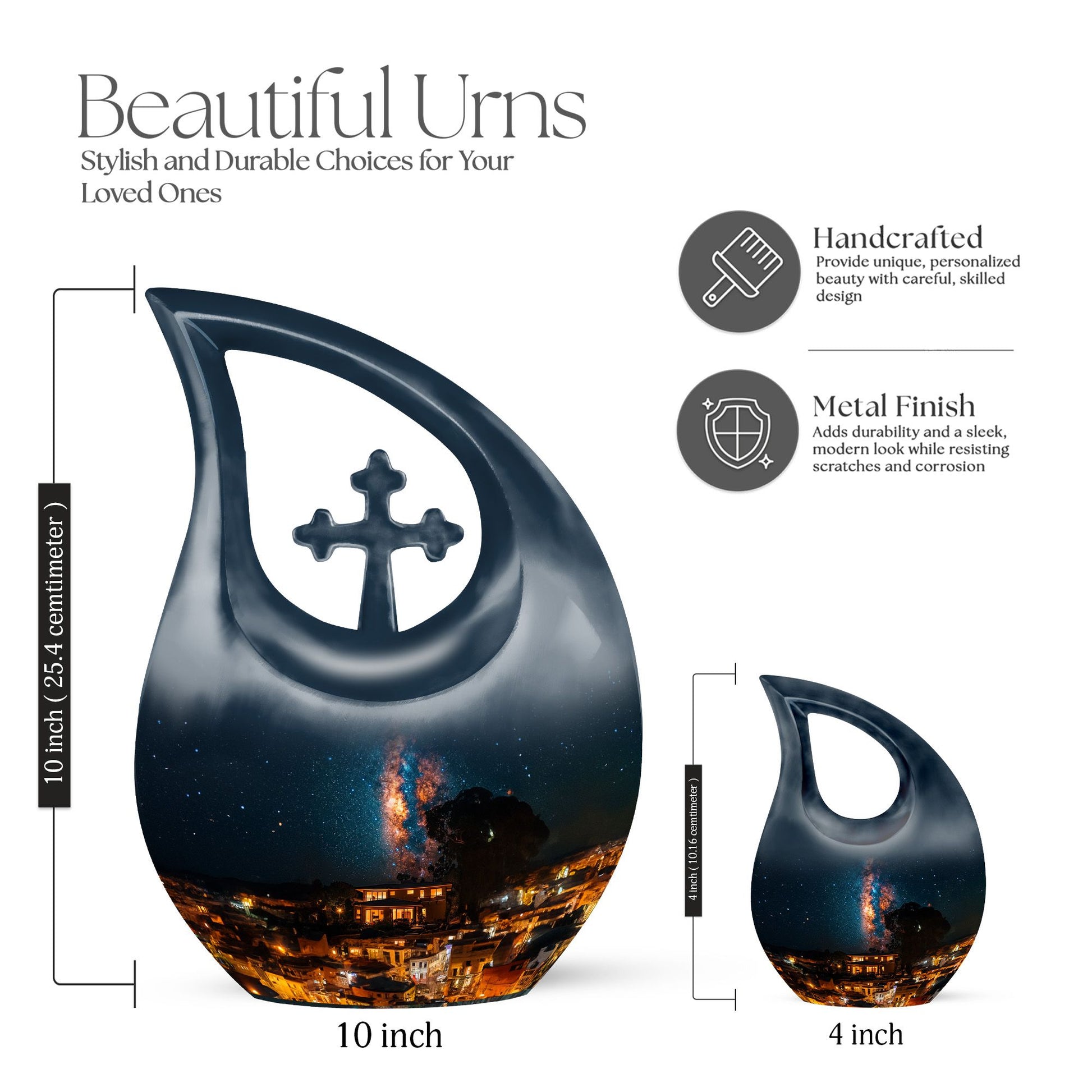 Galaxy Urns For Ashes - Burial Urns For Adult Human Ashes
