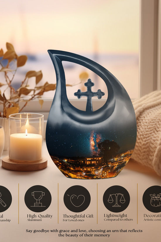 Galaxy Urns For Ashes - Burial Urns For Adult Human Ashes