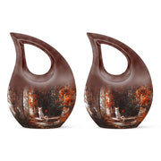 White Cat Urns For Ashes - Urn For Ashes Adult Male Large