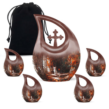 Large Urn With 4 Keepsake