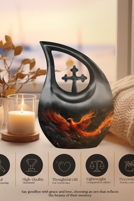 Phoenix Urns For Ashes - Cremation Urns For Large Human Ashes Adult