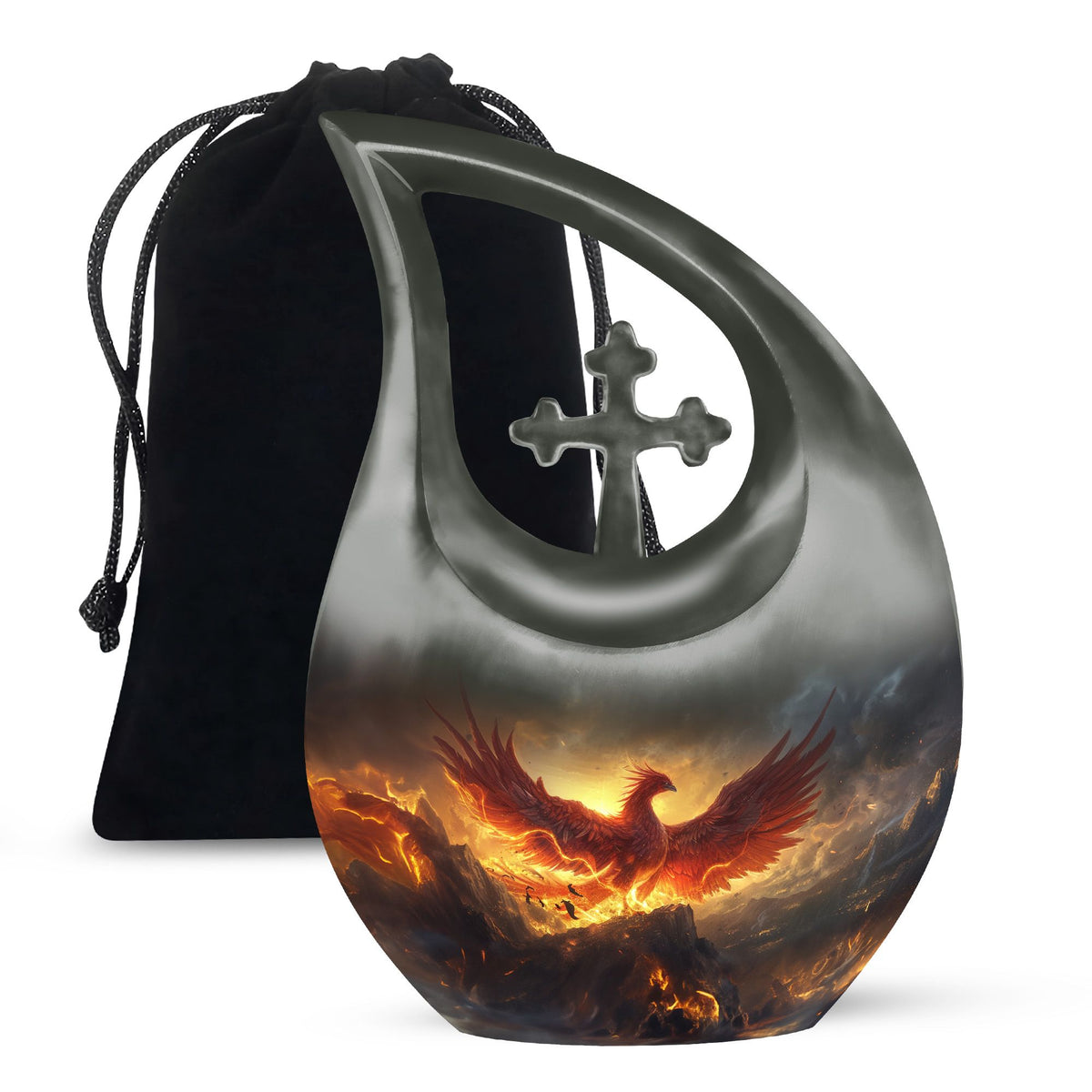 Mountain Phoenix Cremation Urn – Unique Memorial Urn for Loved Ones