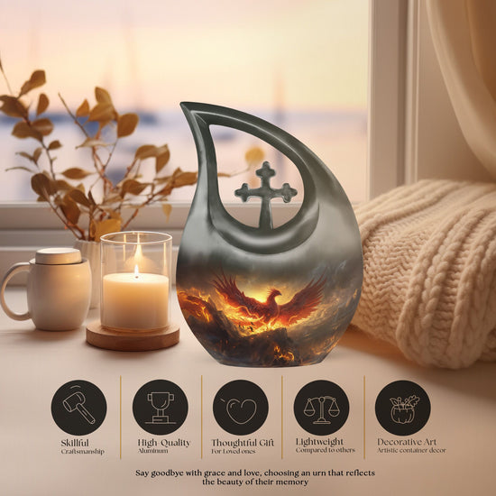 Phoenix Urns For Ashes - Large Cremation Urn