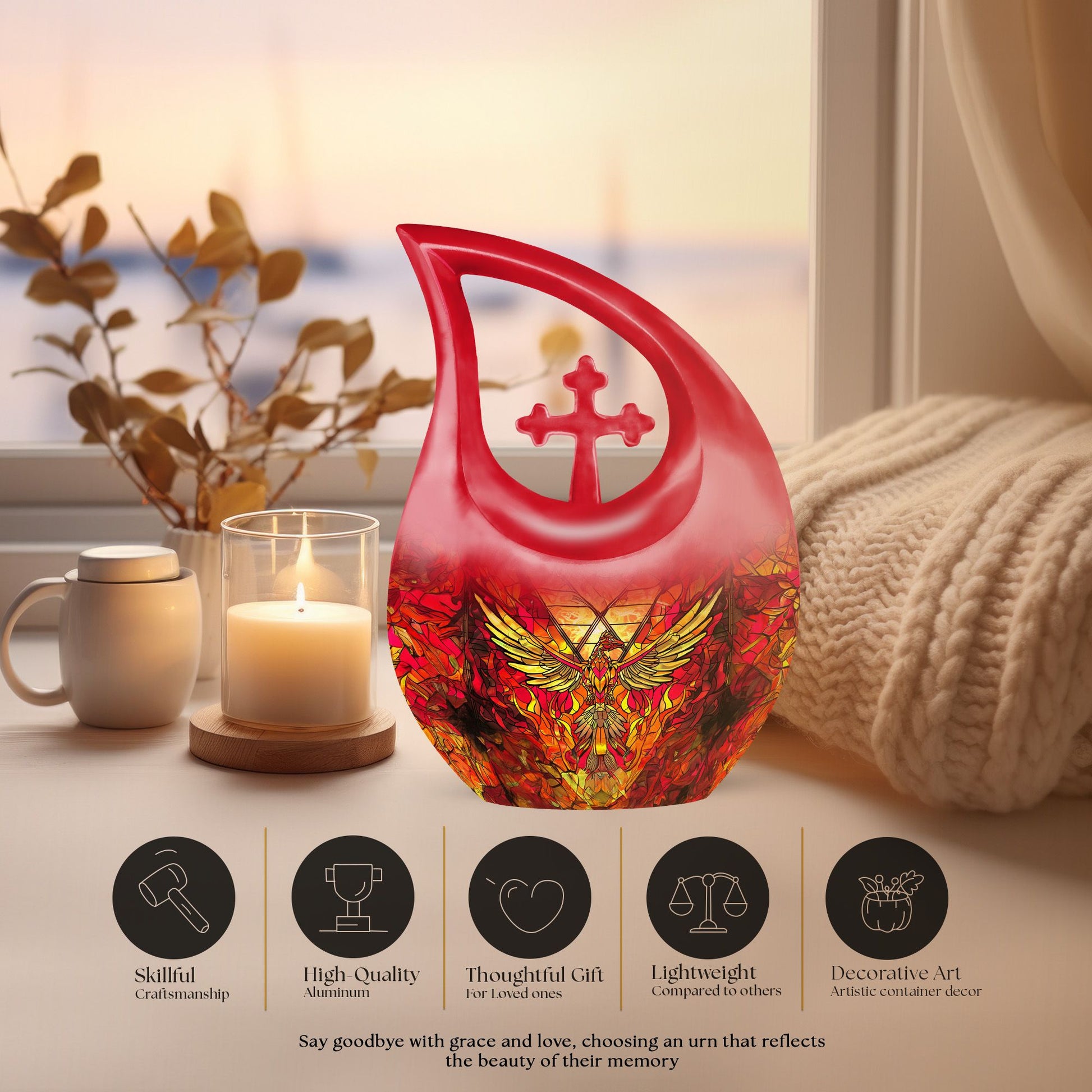 Phoenix Urns For Ashes - Urn Large Adult Male