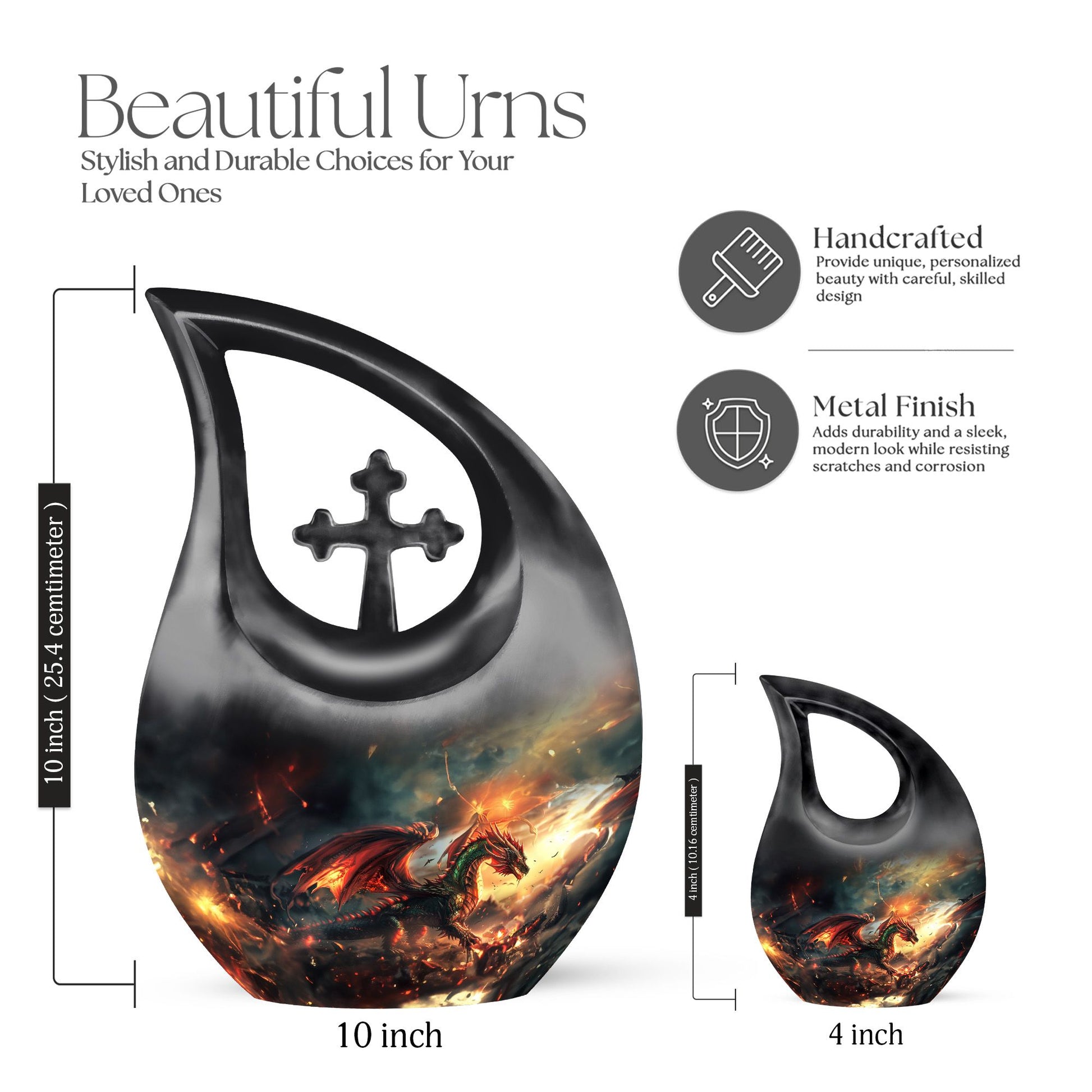 Dragon Urns For Ashes - Urn Large Adult
