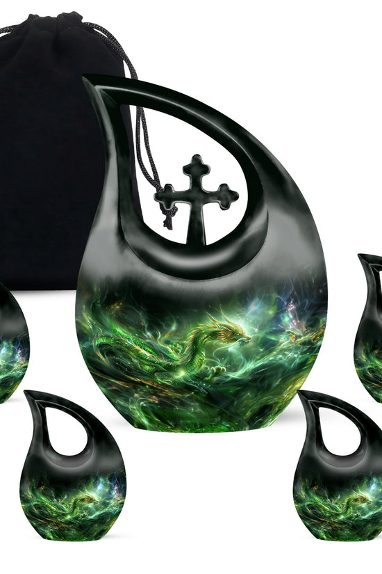Dragon Urns For Ashes - Mini Small Urns For Men