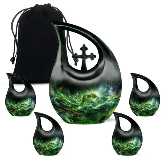 Dragon Urns For Ashes - Mini Small Urns For Men