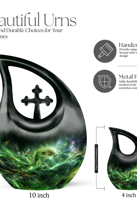 Dragon Urns For Ashes - Mini Small Urns For Men