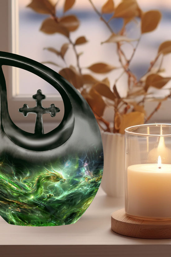 Dragon Urns For Ashes - Mini Small Urns For Men