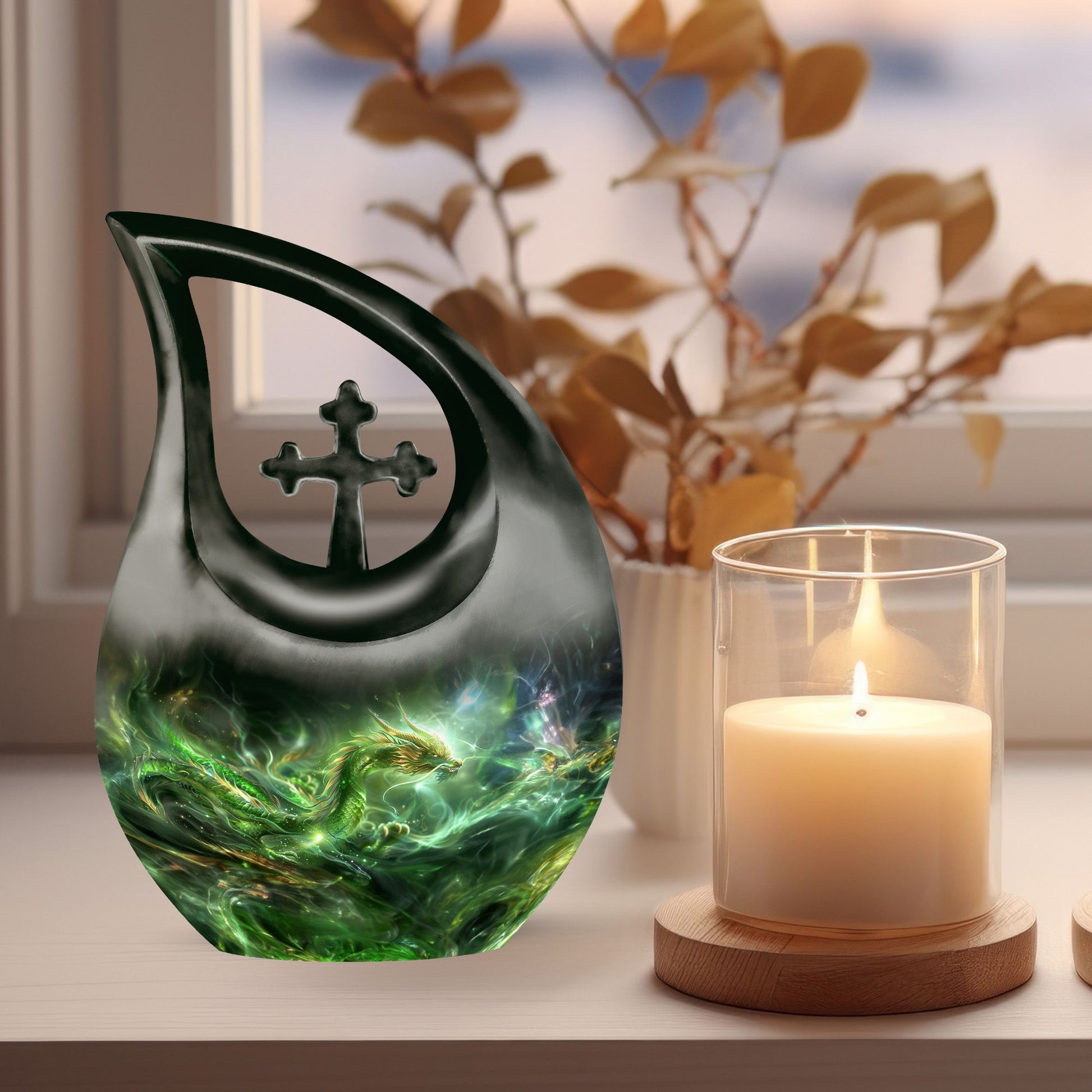 Dragon Urns For Ashes - Mini Small Urns For Men