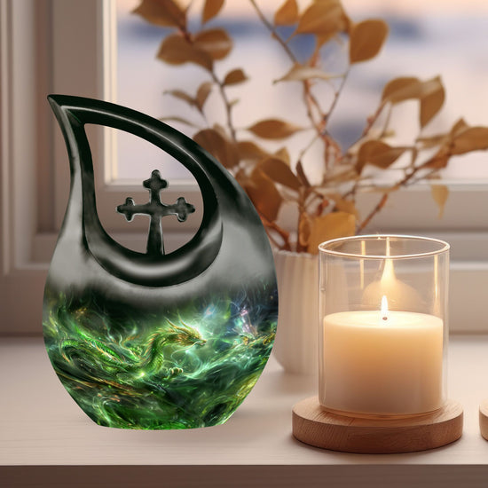 Dragon Urns For Ashes - Mini Small Urns For Men