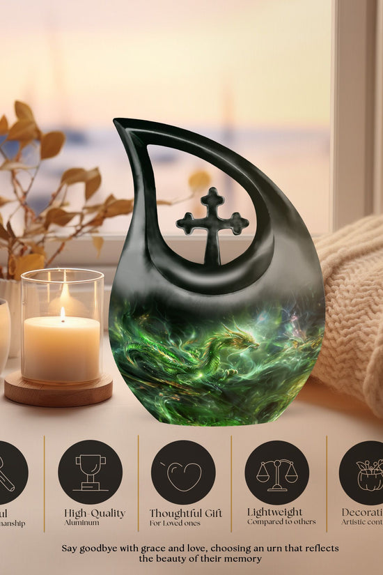 Dragon Urns For Ashes - Mini Small Urns For Men