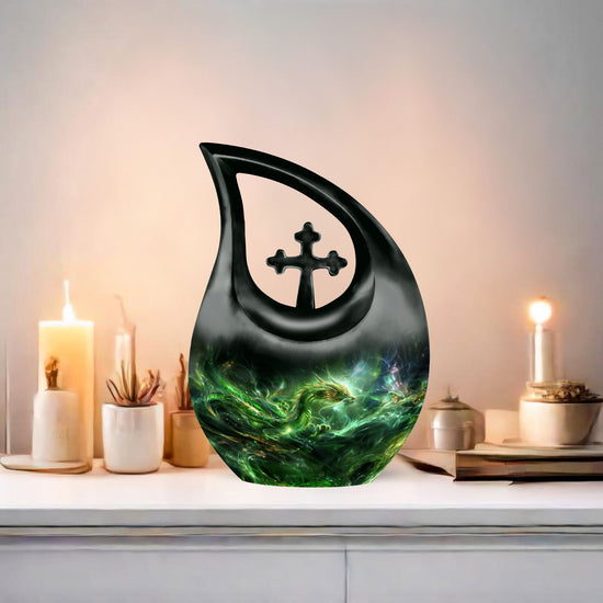 Dragon Urns For Ashes - Mini Small Urns For Men
