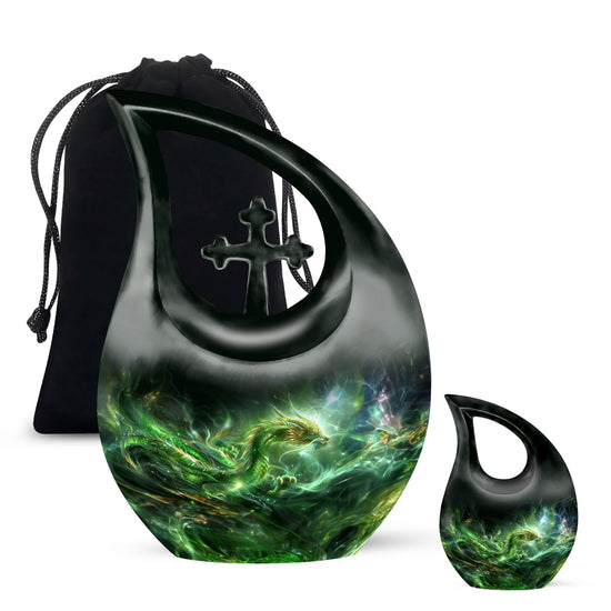 Dragon Urns For Ashes - Mini Small Urns For Men