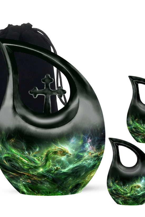 Dragon Urns For Ashes - Mini Small Urns For Men