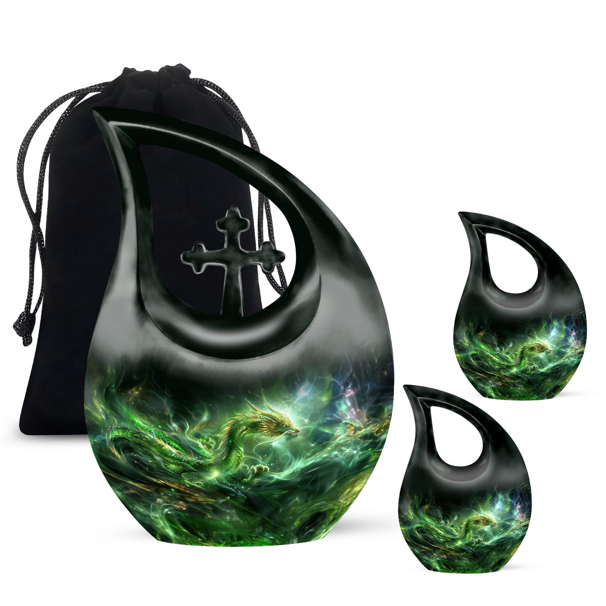 Dragon Urns For Ashes - Mini Small Urns For Men