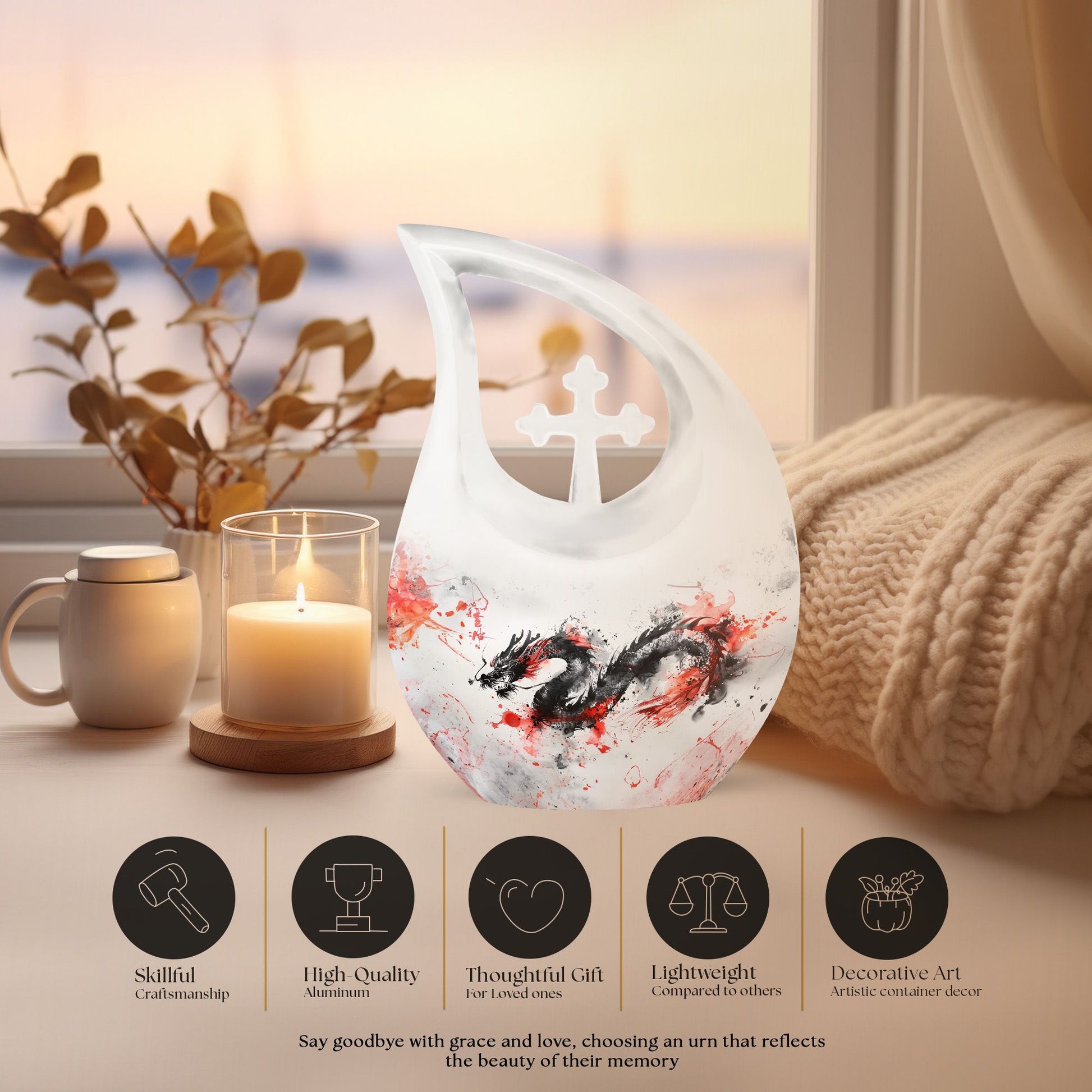Dragon Urns For Ashes - Urn For Ashes For Men