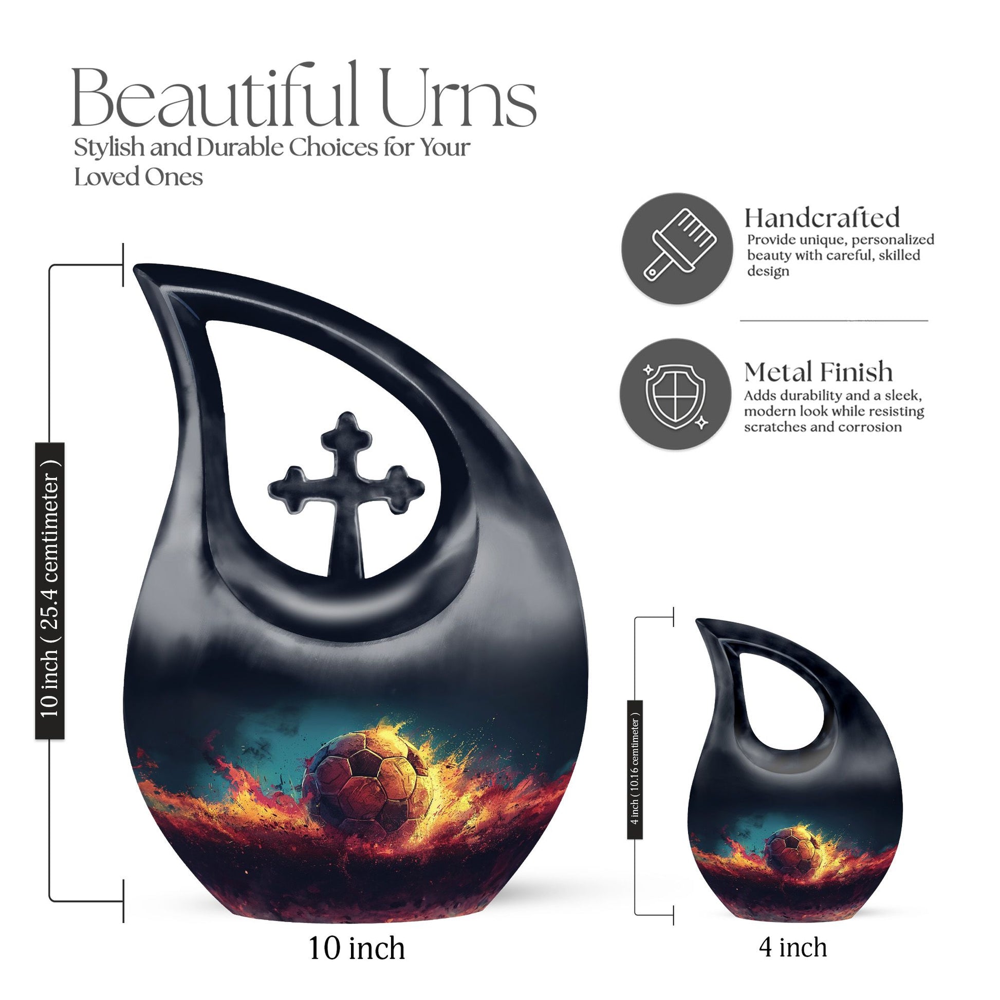 Soccer Urns For Ashes - Adult Urns For Women