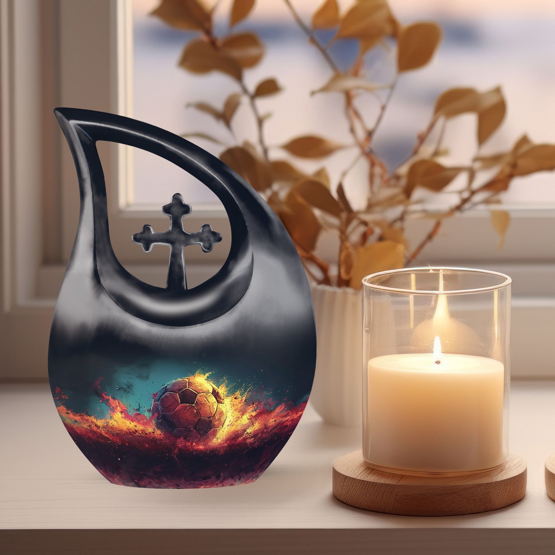 Soccer Urns For Ashes - Adult Urns For Women