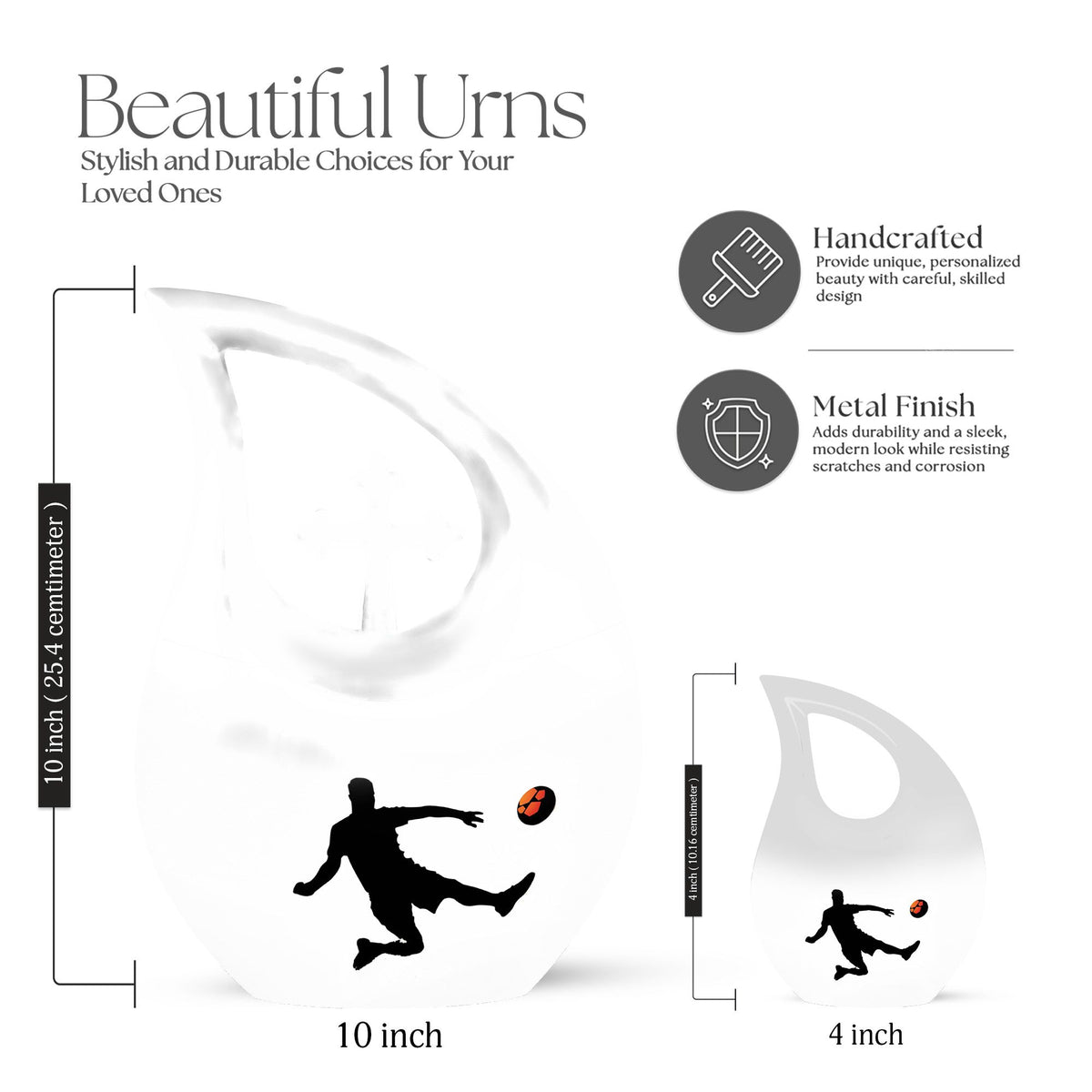 Soccer Urns For Ashes - Urn For Human Ashes Adult Women