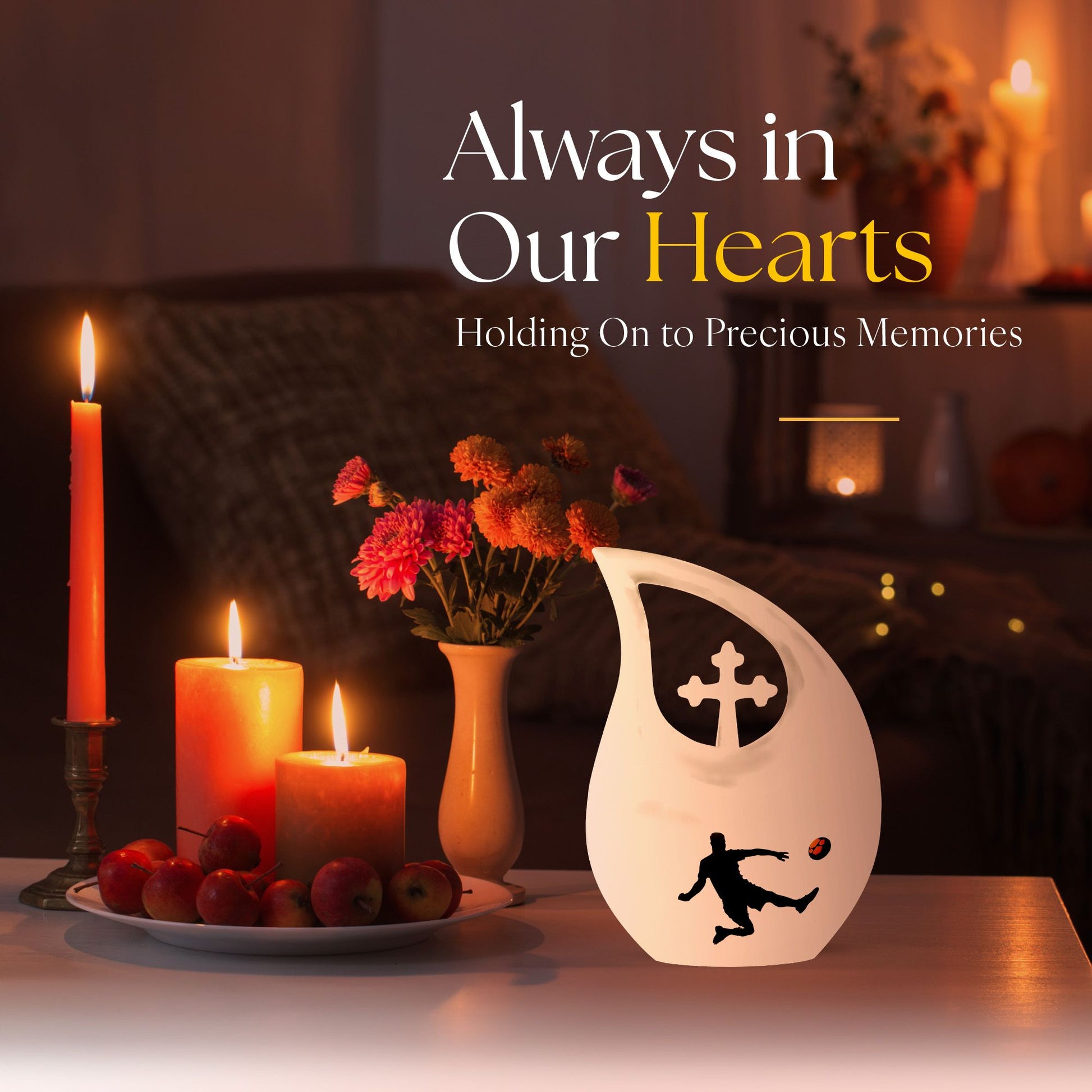 Soccer Urns For Ashes - Urn For Human Ashes Adult Women