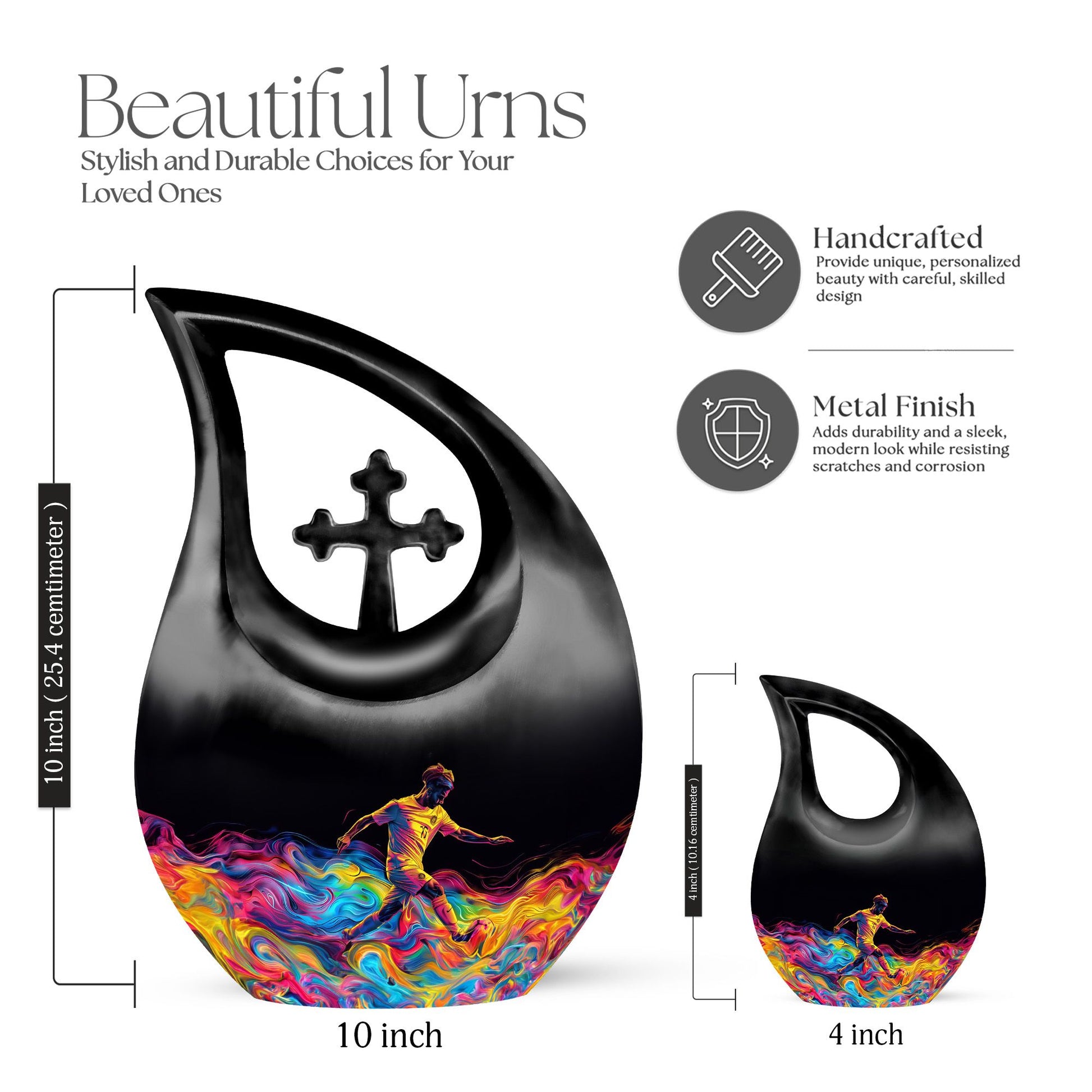 Soccer Urns For Ashes - Funeral Urns For Men