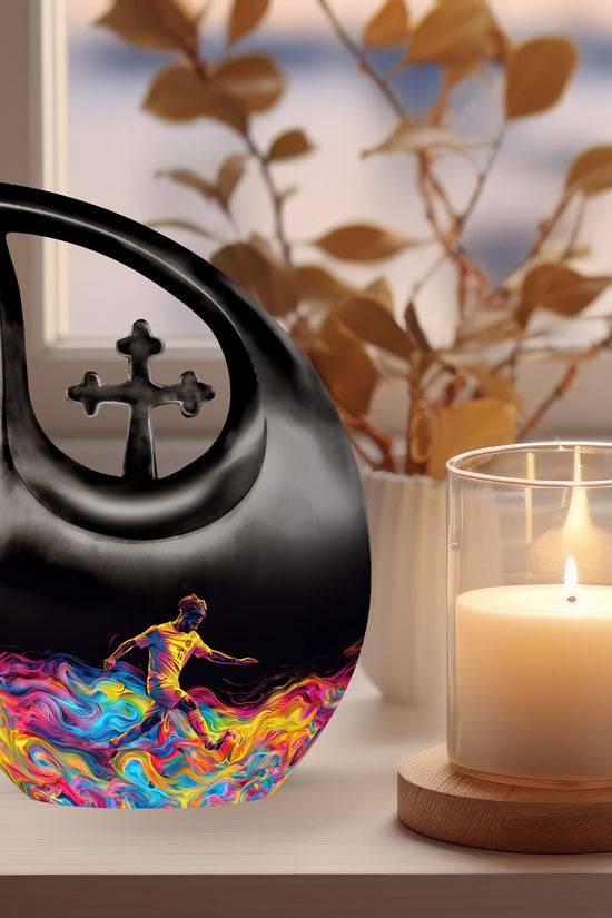 Soccer Urns For Ashes - Funeral Urns For Men