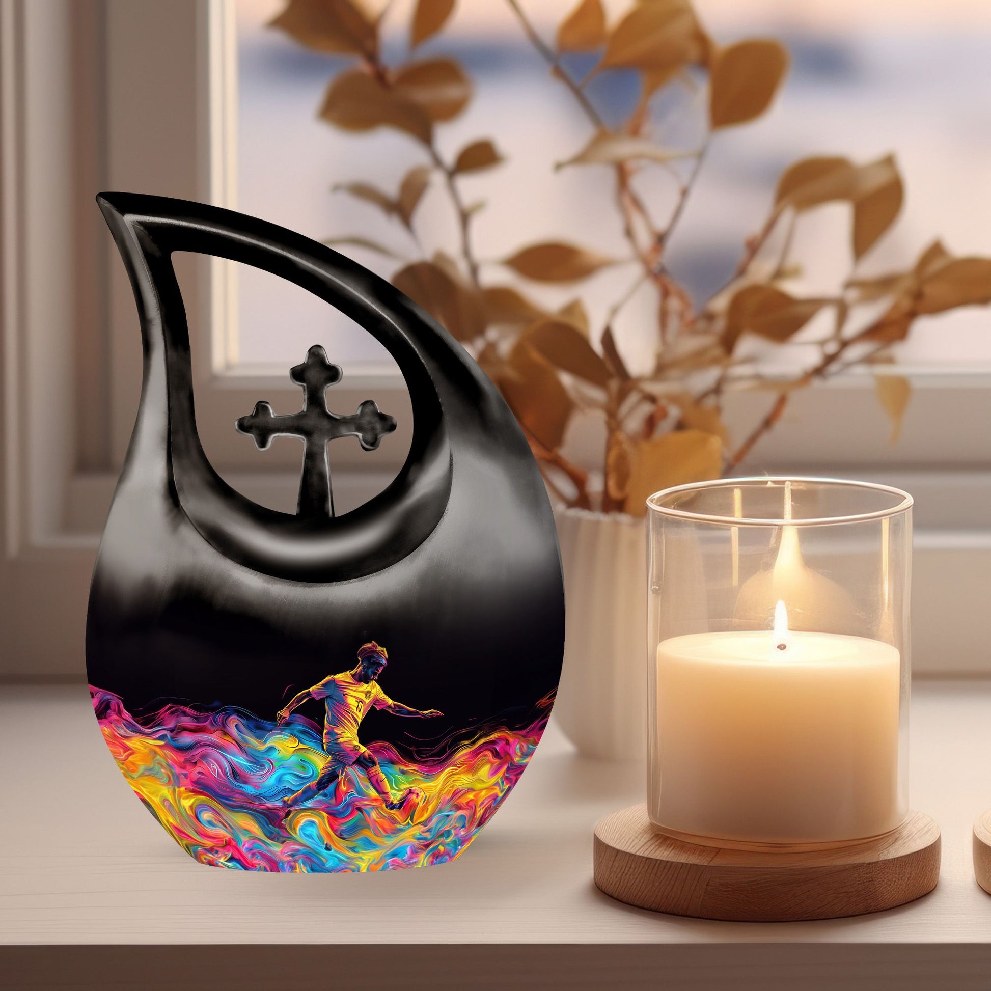 Soccer Urns For Ashes - Funeral Urns For Men