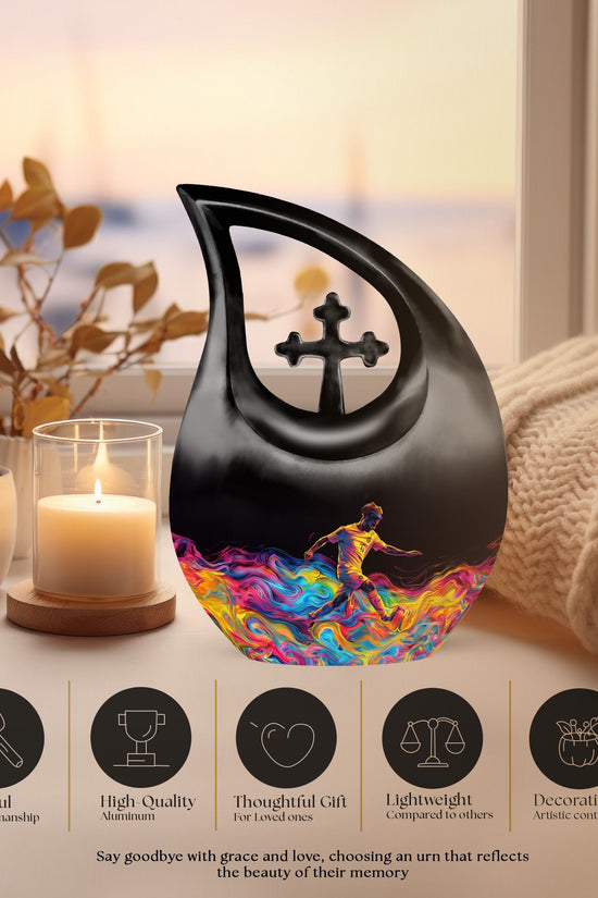 Soccer Urns For Ashes - Funeral Urns For Men