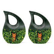 Orange Cat Urns For Ashes - Funeral Urns Women