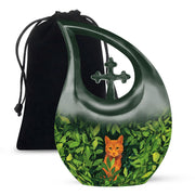 Orange Cat Urns For Ashes - Funeral Urns Women