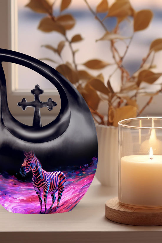 Zebra Urns For Ashes - Cremation Urns Women